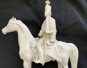 Porcelain statuette "Horseman Andrash Hadik von Fate" Herend