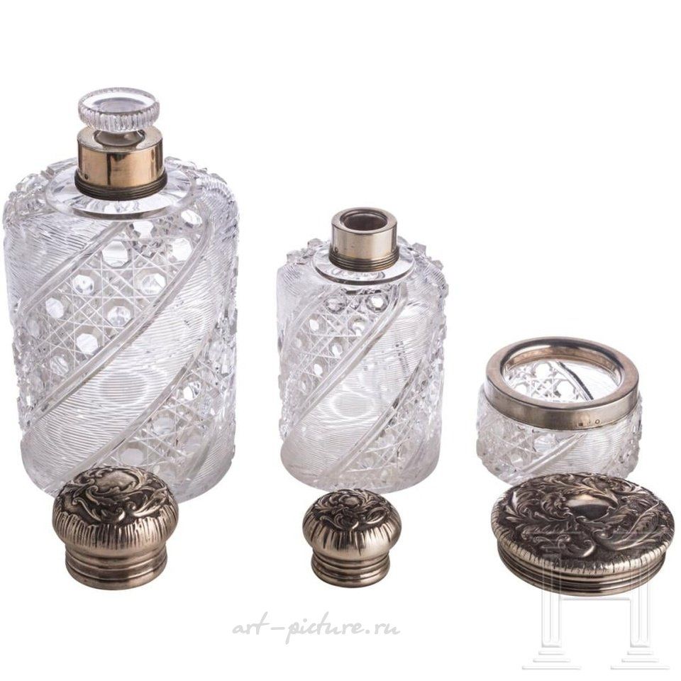 Русское серебро , Декоративный набор из трех предметов.