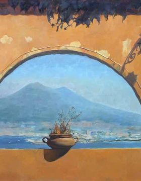 купить Вид на Везувий