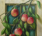 Статуэтка Apples by the window oil