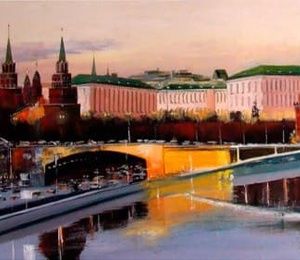 Belokamennaya canvas, oil
