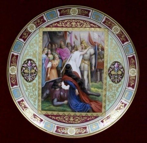 维也纳皇家瓷器, 19世纪大型维也纳皇家盘