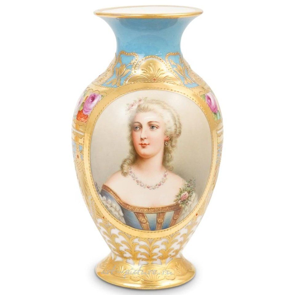 Royal Vienna , Фарфоровая ваза Royal Vienna с портретом "Una Gitana"