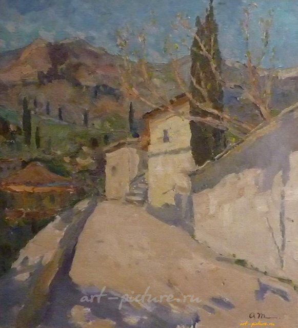 Чеховка. холст. масло. 50 х 55