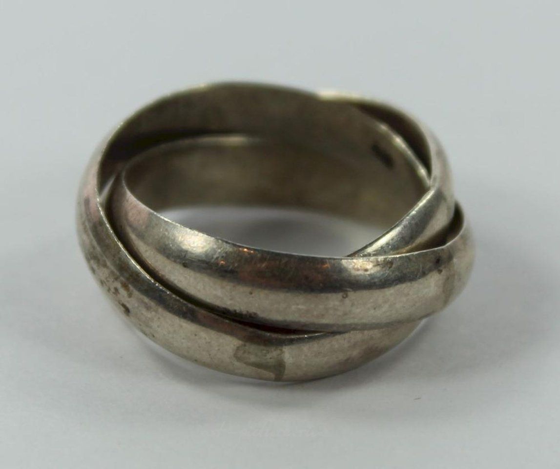Русское серебро , Серебряное обручальное кольцо из русского серебра (925)