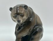 Фарфоровая фигура (статуэтка) "Медведь". Ручная подглазурная роспись. Германия, Rosenthal, 1923 г.