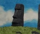 Статуэтка Moai oil, canvas.