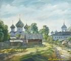 Статуэтка Kargopol landscape oil, …