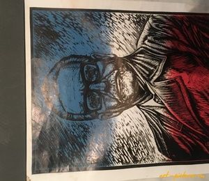 El Presidente Inmortal Lithography