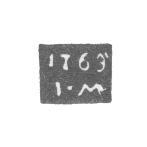 Claymo of an unknown probe Galic - I-M initials - 1769.
