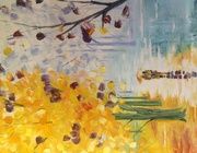 Autumn oil, canvas