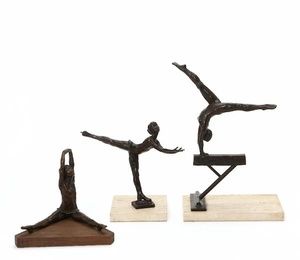 Bronze figurine."Skater" Denmark, Royal Copenhagen.Author Sterett-Gittings Kelsey (USA, G. R. 1941)