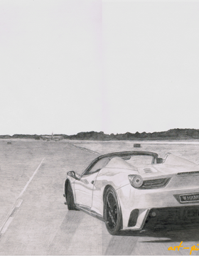 buy "Ferrari 458 Italia graphics, paper"