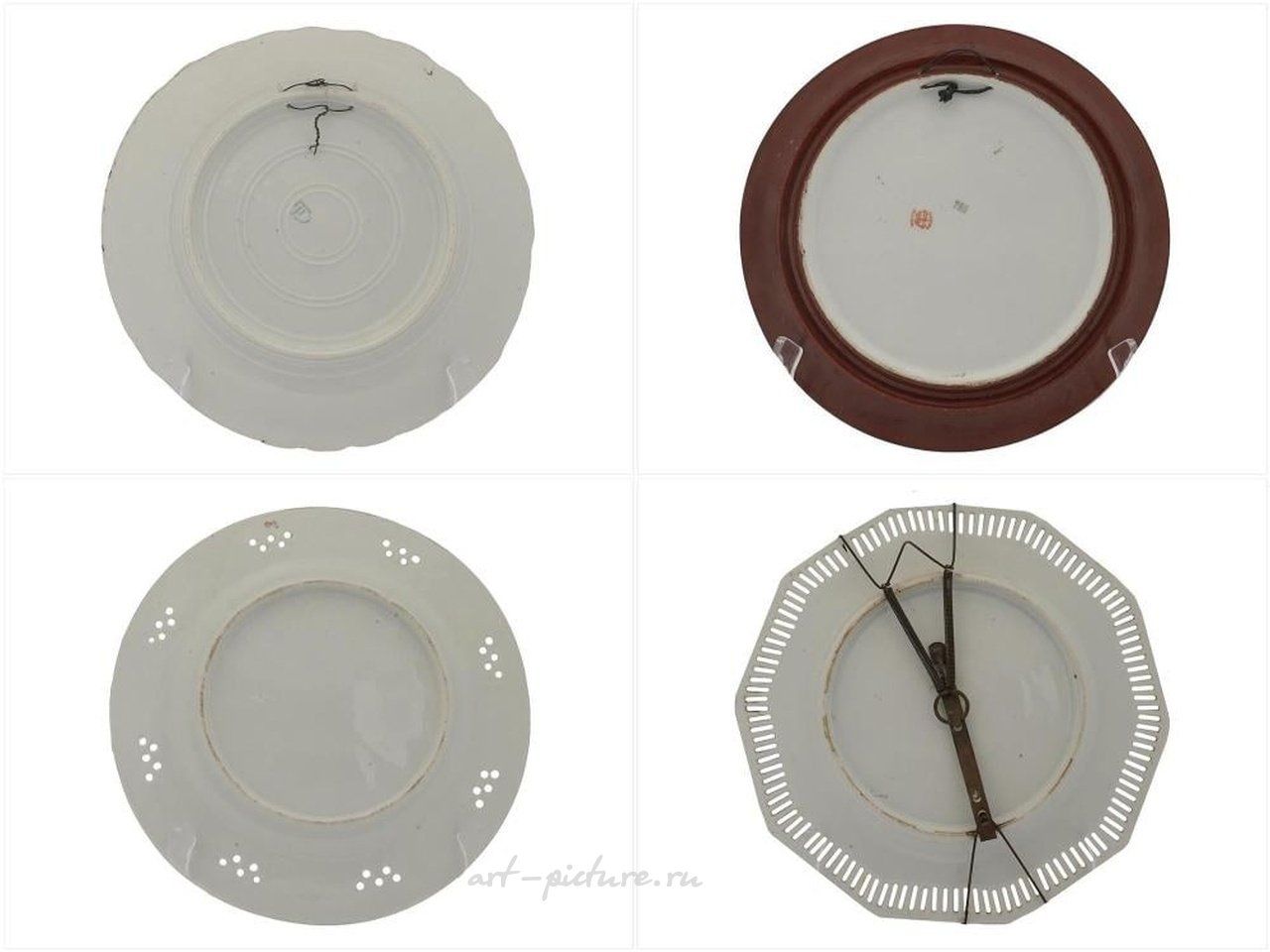 Royal Vienna Porcelain , ANTIQUE ART NOUVEAU PORCELAIN DECORATIVE PLATES