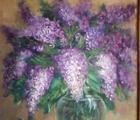 Статуэтка Fragrant lilac canvas, o…