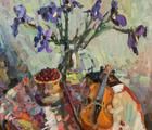Статуэтка Irises oil, canvas