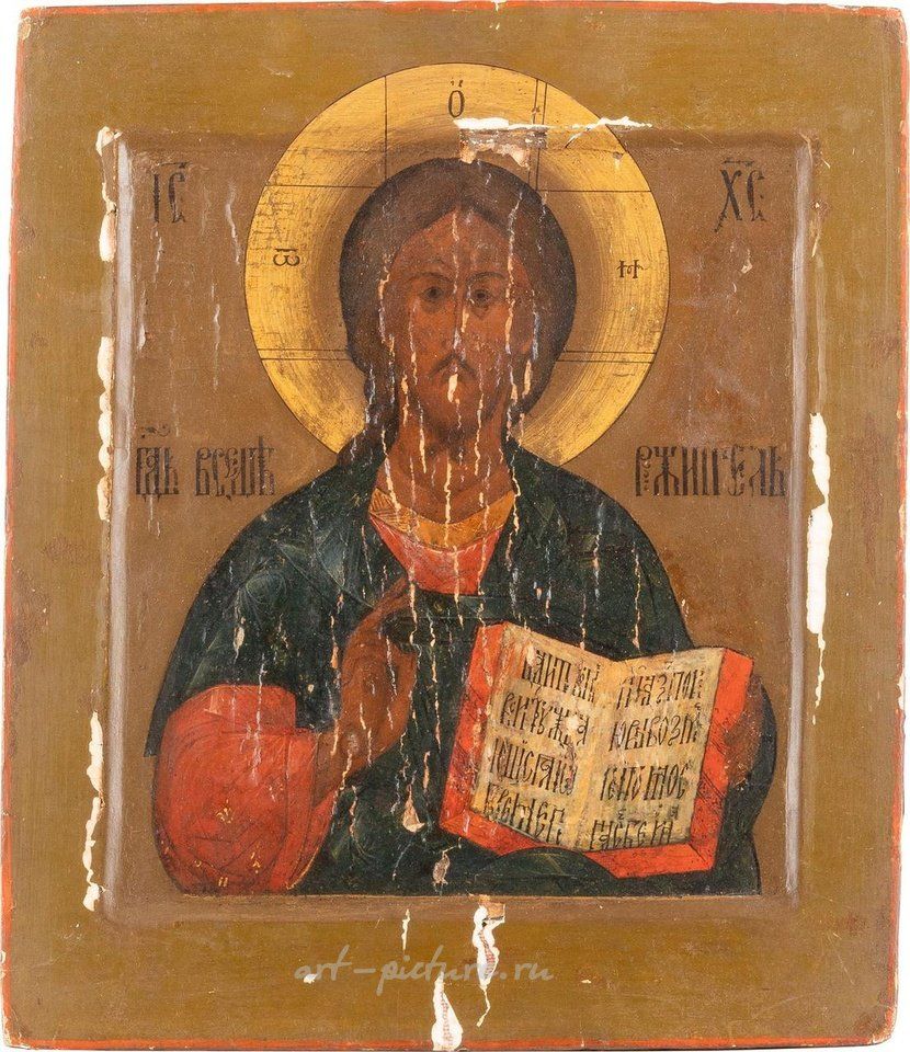 Русское серебро , ДВЕ ИКОНЫ: ХРИСТОС ПАНТОКРАТОР И ИОАНН ПРЕДТЕЧА ИЗ ДЕЕСИСА