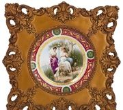 Фарфоровая тарелка "Фея и Охотник" из Ройал Виены